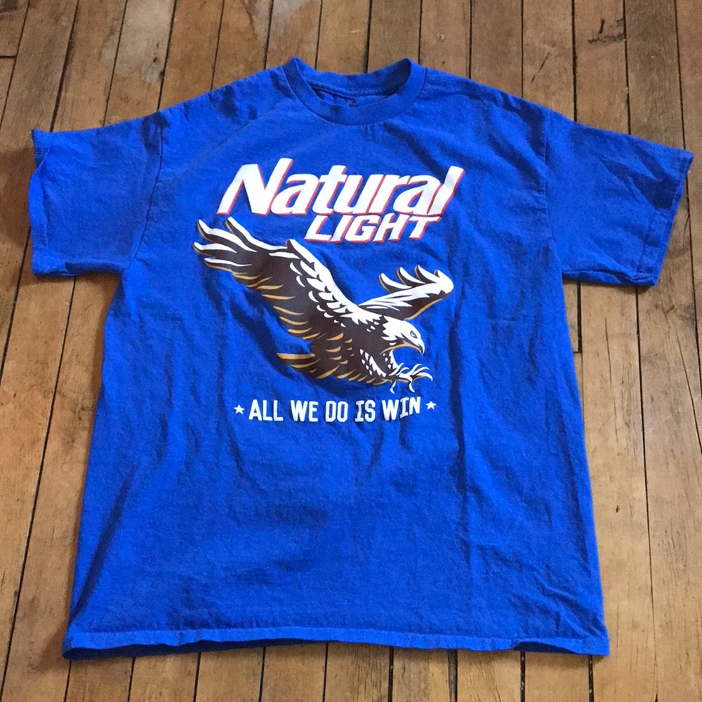 Natural Light Blue‎ Graphic Tee